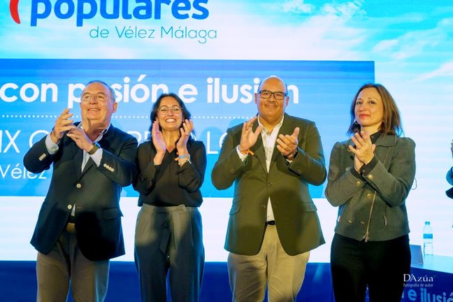 Delgado, Ruiz, Lupiañez y Navarro - Congreso del PP de Vélez Málaga