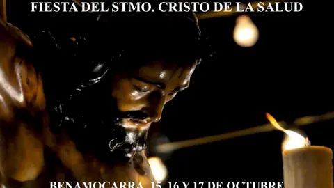 Cartel Stmo Cristo de la Salud de Benamocarra
