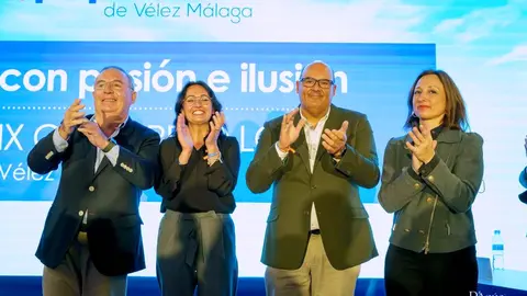 Delgado, Ruiz, Lupiañez y Navarro - Congreso del PP de Vélez Málaga