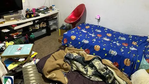 Habitación del menor. Foto: Policía de Andalucia
