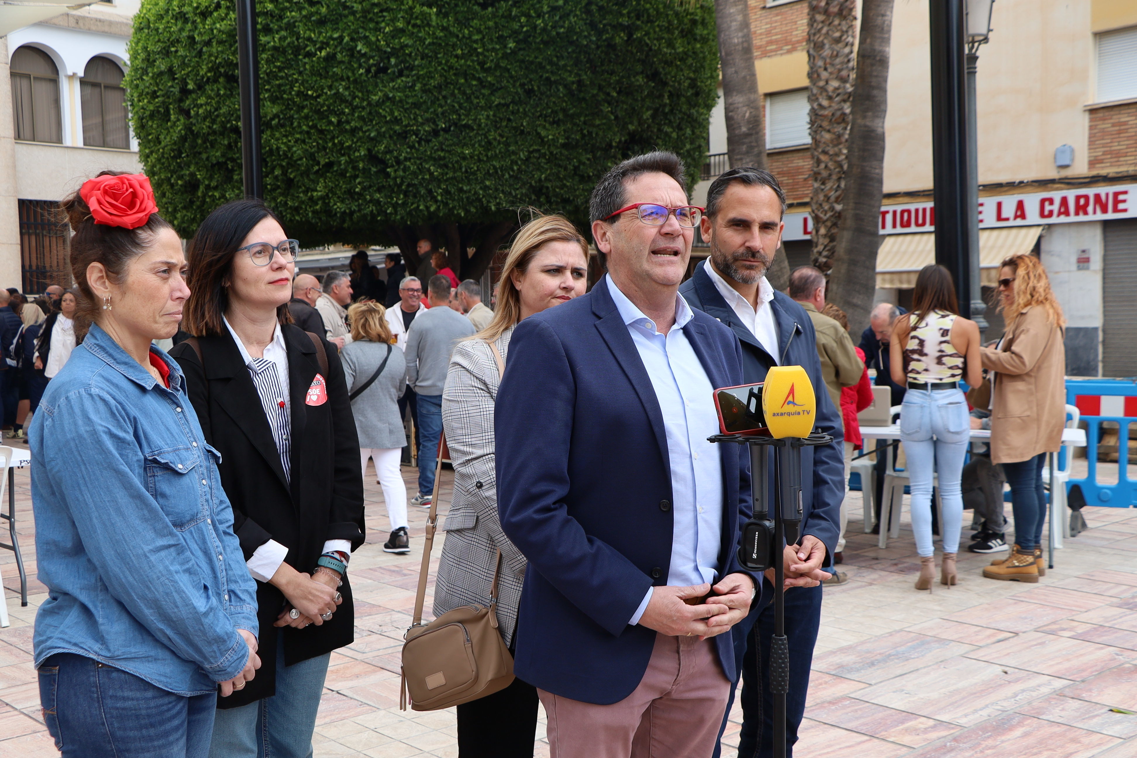 Antonio Sánchez, Acto 1 de Mayo Rincón de la Victoria/Foto: Joaquín Belmonte Galiana