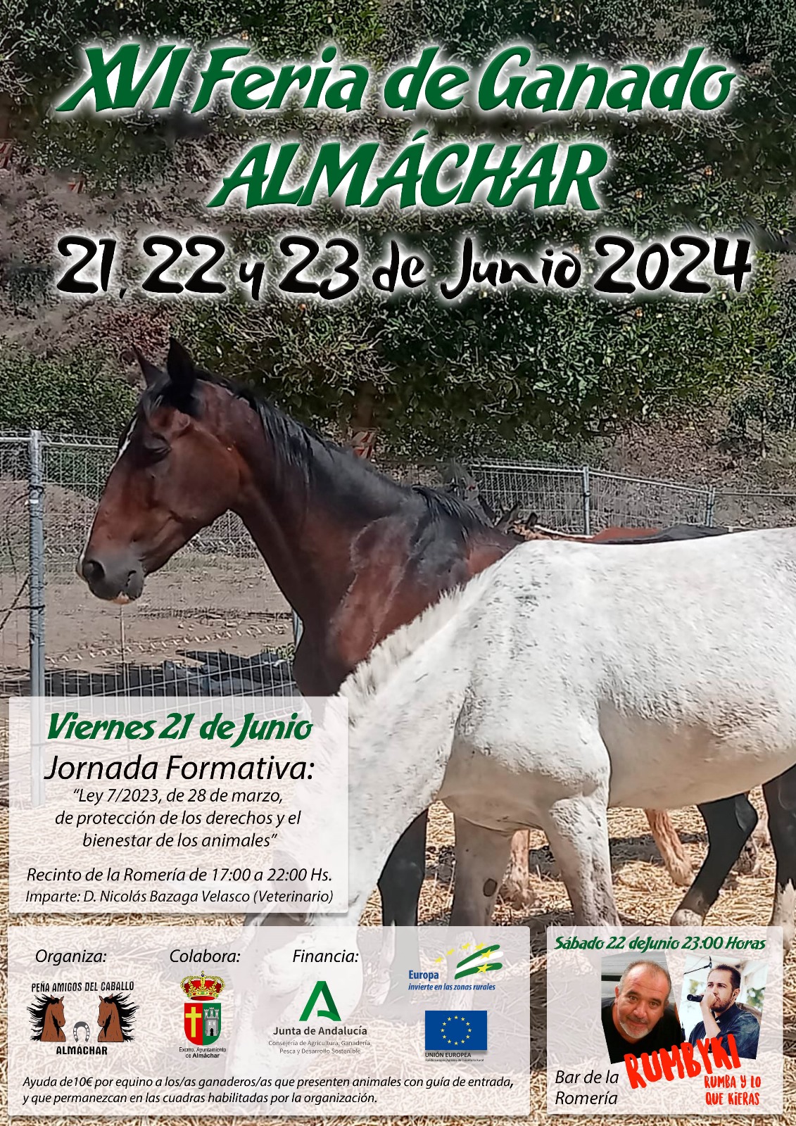 Cartel Feria de Ganado Almáchar